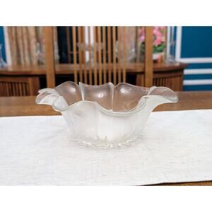 Vintage Mikasa Walther-Glas “Bianca” Serving Bowl – Germany – 11″